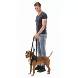 Podpůrná pomůcka k chůzi M 55-65 cm černá TRIXIE