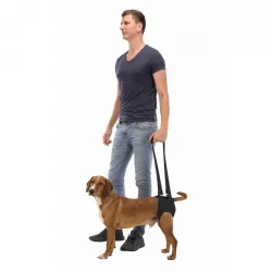 Podpůrná pomůcka k chůzi M 55-65 cm černá TRIXIE