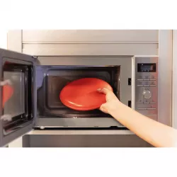 Hřejivý polštářek k nahřátí v mikrovlnné troubě, 26cm, černá/bílá-káro TRIXIE