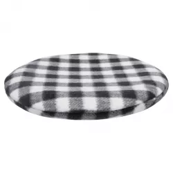Hřejivý polštářek k nahřátí v mikrovlnné troubě, 26cm, černá/bílá-káro TRIXIE