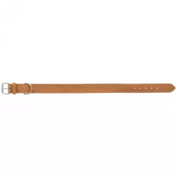 Rustic kožený obojek Heartbeat, M: 38-47cm/40mm, hnědá TRIXIE