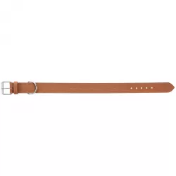 Rustic kožený obojek Heartbeat, M: 38-47cm/40mm, hnědá TRIXIE
