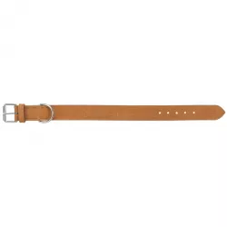 Rustic kožený obojek Heartbeat, M: 38-47cm/40mm, hnědá TRIXIE