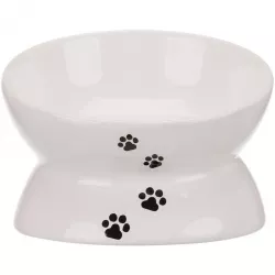Keramická miska ergonomická, 0,25l/13cm, bílá TRIXIE