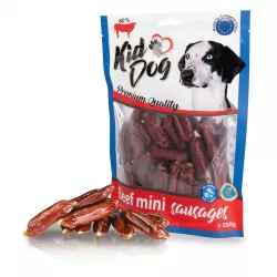 KIDDOG hovězí mini klobásky 250g