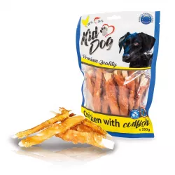 KIDDOG Kuřecí masíčko na plátku z tresky 250g