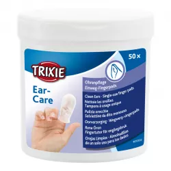 Ušní péče - jednorázové pečující návleky na prst, 50k TRIXIE