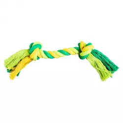 Uzel HipHop bavlněný 2 knoty 41 cm / 460 g limetková, zelená HipHop Dog