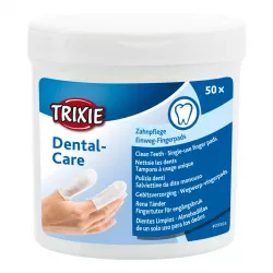 Zubní péče - jednorázové pečující návleky na prst, 50ks TRIXIE