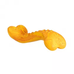 Antibakteriální dentální kost s vůní gril.kuřete HipHop přírodní guma 11 cm HipHop Dog