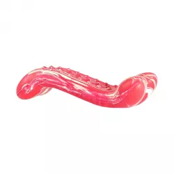 Antibakteriální dentální kost s vůní hovězího steaku HipHop přírodní guma 13,5 cm HipHop Dog