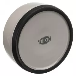Keramická miska s gumovovým okrajem, 0,75l/ ø 16cm, šedá TRIXIE Keramická miska s gumovovým okrajem, 0,75l/ ø 16cm, šedá TRIXIE