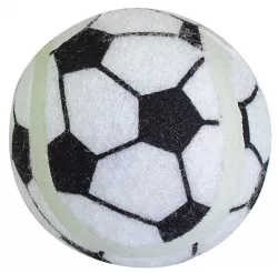 Balení-tenisový míč sportovní pískací 6,5 cm HIPHOP DOG (3 ks v bal.)