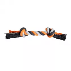 Uzel HipHop bavlněný 2 knoty 20 cm / 55 g šedá, tm.šedá, oranžová HipHop Dog