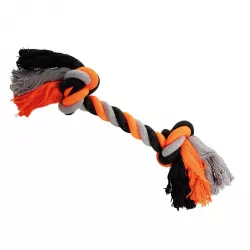 Uzel JUMBO HipHop bavlněný 100 cm / 1000 g šedá, tm.šedá, oranžová HipHop Dog