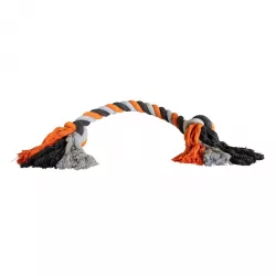Uzel HipHop bavlněný 2 knoty 20 cm / 55 g šedá, tm.šedá, oranžová HipHop Dog