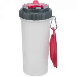 Cestovní zásobník na vodu a krmivo, včetně misky, 2 × 0.35 l/ø11 × 23 cm TRIXIE