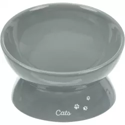 Ergonomická keramická miska XXL, vyvýšená, 0,35l/ ø 17cm, šedá TRIXIE