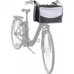 Front-Box transportní košík na řidítka, 41 x 26 x 26cm, šedá TRIXIE