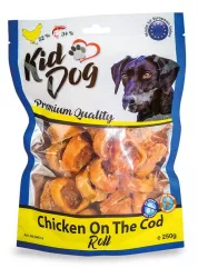 KIDDOG kuřecí masíčko na tresčí rolce 250 g
