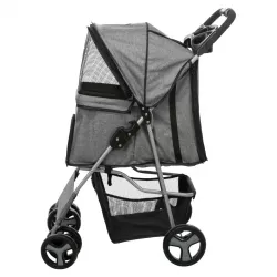 Kočárek pro psy BUGGY, rychlosklápěcí, 47 x 100 x 80cm, 4,9kg, šedá TRIXIE