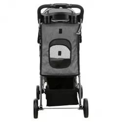 Kočárek pro psy BUGGY, rychlosklápěcí, 47 x 100 x 80cm, 4,9kg, šedá TRIXIE