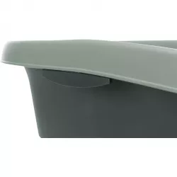 Toaleta Be Eco CARLO, s okrajem, 38x17x58cm, antracit/šedozelená TRIXIE Toaleta Be Eco CARLO, s okrajem, 38x17x58cm, antracit/šedozelená TRIXIE