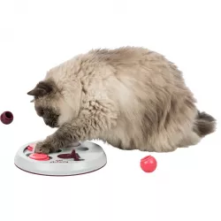 Cat Activity FLIP BOARD, strategická hra, ø 23, vínová/růžová/šedá TRIXIE