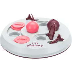 Cat Activity FLIP BOARD, strategická hra, ø 23, vínová/růžová/šedá TRIXIE