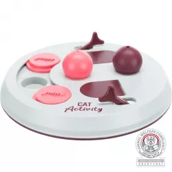 Cat Activity FLIP BOARD, strategická hra, ø 23, vínová/růžová/šedá TRIXIE