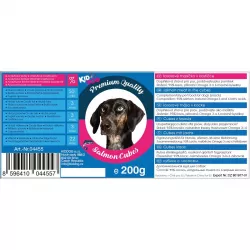 KIDDOG lososové masíčko v kostičce PREMIUM QUALITY 200g dóza KIDDOG lososové masíčko v kostičce PREMIUM QUALITY 200g dóza