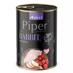 PIPER s králíkem, konzerva pro psy 400g