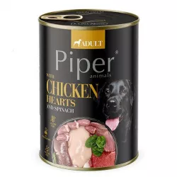 PIPER Kuřecí srdíčka a špenát 400g
