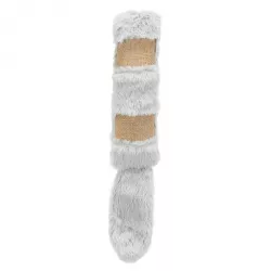 Poduška s ocasem XXL, plyš/juta/catnip, šusticí, 39cm TRIXIE
