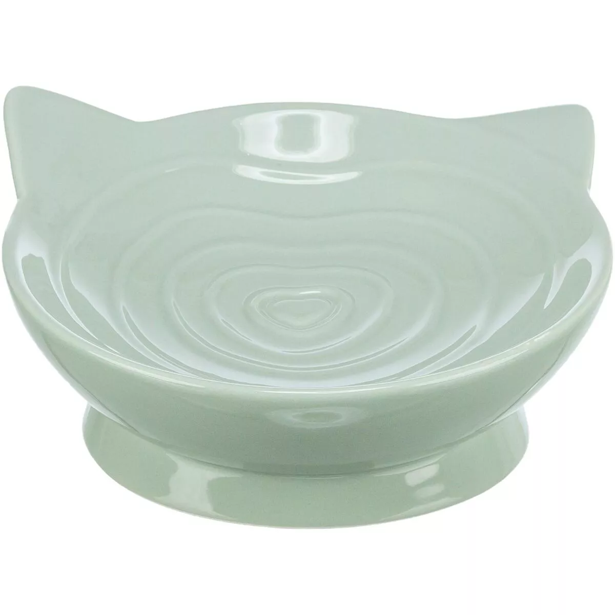 Keramická miska VIVIANA, tvar kočičí hlavy, 0,15 l/ø 14 cm, šalvějová TRIXIE