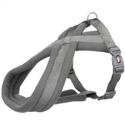 Nylonový postroj PREMIUM podšitý 60-90cm/25mm (L), - grafit TRIXIE