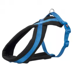 Nylonový postroj PREMIUM podšitý 40-60cm/20mm (S-M), - královská modrá TRIXIE