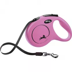 Flexi New Classic S pásek 5 m, max. 15kg, - růžová