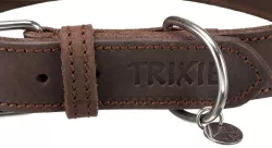 Kožený obojek RUSTIC - tmavě-hnědá M-L:42-48cm/25mm TRIXIE