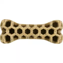 Denta Fun Veggie Honey Comb Bone , kostička s mořskou řasou 8,5 cm, 28g TRIXIE