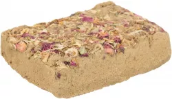 Jílová cihlička s květinami, 100g TRIXIE