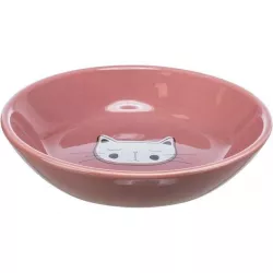 Keramická miska pro kočky, mělká 0,2 l/14 cm, různé motivy a barvy TRIXIE
