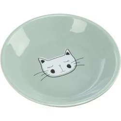 Keramická miska pro kočky, mělká 0,2 l/14 cm, různé motivy a barvy TRIXIE