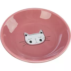 Keramická miska pro kočky, mělká 0,2 l/14 cm, různé motivy a barvy TRIXIE