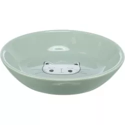 Keramická miska pro kočky, mělká 0,2 l/14 cm, různé motivy a barvy TRIXIE