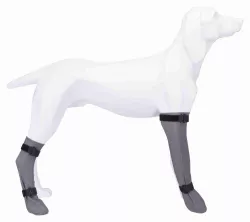 Ochranná silikonová ponožka 10cm/40cm (L) šedá TRIXIE