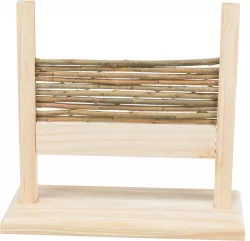 Agility set pro hlodavce - překážka, kruh, dřevo/proutí, 28 × 26 × 12 cm TRIXIE