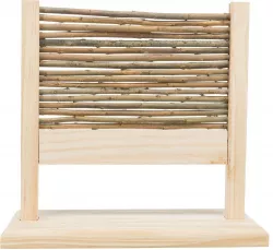Agility set pro hlodavce - překážka, kruh, dřevo/proutí, 28 × 26 × 12 cm TRIXIE