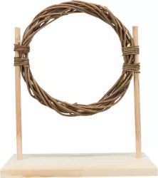 Agility set pro hlodavce - překážka, kruh, dřevo/proutí, 28 × 26 × 12 cm TRIXIE