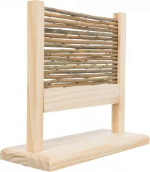Agility set pro hlodavce - překážka, kruh, dřevo/proutí, 28 × 26 × 12 cm TRIXIE